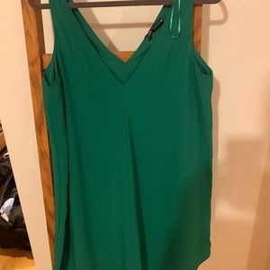 Zara green sleeveless dress size M new